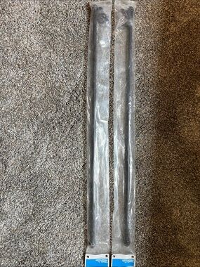 Room Essentials Black Curtain Rods Duo